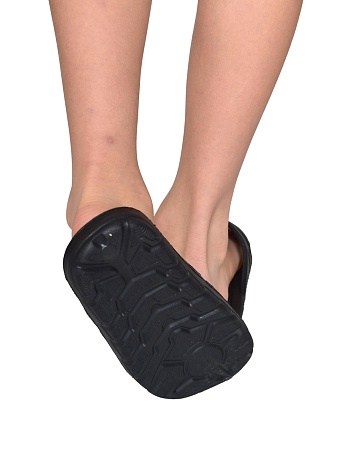 Шлепанцы детские, подростковые, цвет черный - Обувь ЭВА для мужчин, женщин и детей от производителя Колесник