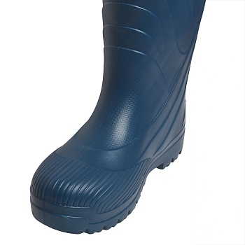 Резиновые сапоги AirBoots с меховыми вкладышами, цвет темно-синий - Обувь ЭВА для мужчин, женщин и детей от производителя Колесник