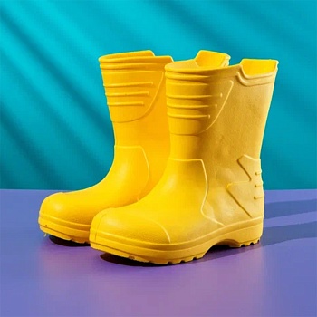 Сапоги подростковые, женские Thunder, цвет желтый - Обувь ЭВА для мужчин, женщин и детей от производителя Колесник