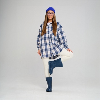 Сапоги резиновые женские Леди, цвет темно-синий - Обувь ЭВА для мужчин, женщин и детей от производителя Колесник