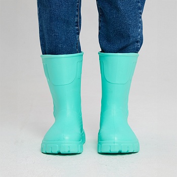 Сапоги резиновые женские Леди, цвет мятный - Обувь ЭВА для мужчин, женщин и детей от производителя Колесник
