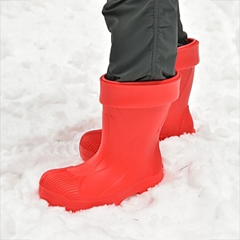 Сапоги резиновые Digger, цвет красный - Обувь ЭВА для мужчин, женщин и детей от производителя Колесник