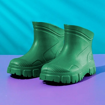 Сапоги резиновые женские, цвет зеленый - Обувь ЭВА для мужчин, женщин и детей от производителя Колесник