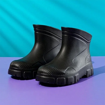 Сапоги резиновые мужские, цвет черный - Обувь ЭВА для мужчин, женщин и детей от производителя Колесник