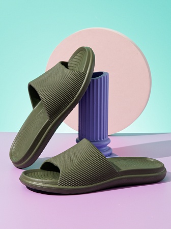 Шлепанцы ЭВА, цвет оливковый - Обувь ЭВА для мужчин, женщин и детей от производителя Колесник