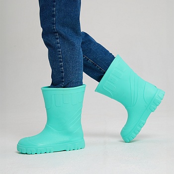 Сапоги резиновые женские Леди, цвет мятный - Обувь ЭВА для мужчин, женщин и детей от производителя Колесник