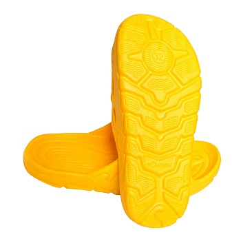 Шлепанцы детские, подростковые, цвет желтый - Обувь ЭВА для мужчин, женщин и детей от производителя Колесник