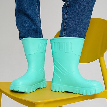 Сапоги резиновые женские Леди, цвет мятный - Обувь ЭВА для мужчин, женщин и детей от производителя Колесник