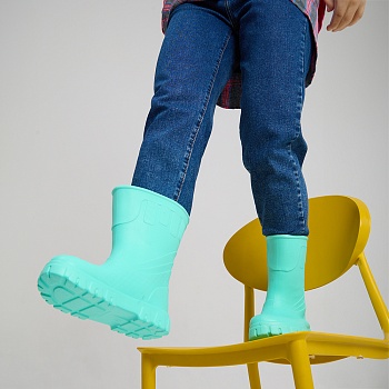 Сапоги резиновые женские Леди, цвет мятный - Обувь ЭВА для мужчин, женщин и детей от производителя Колесник