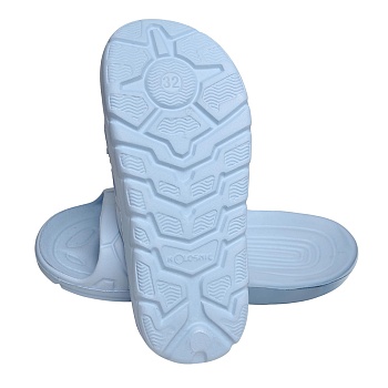 Шлепанцы детские, подростковые, цвет небесный - Обувь ЭВА для мужчин, женщин и детей от производителя Колесник