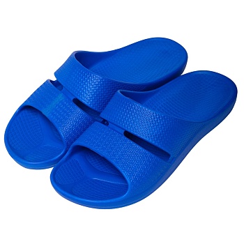 Шлепанцы детские, подростковые, цвет ярко-синий - Обувь ЭВА для мужчин, женщин и детей от производителя Колесник