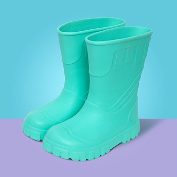 Сапоги резиновые женские Леди, цвет мятный - Обувь ЭВА для мужчин, женщин и детей от производителя Колесник